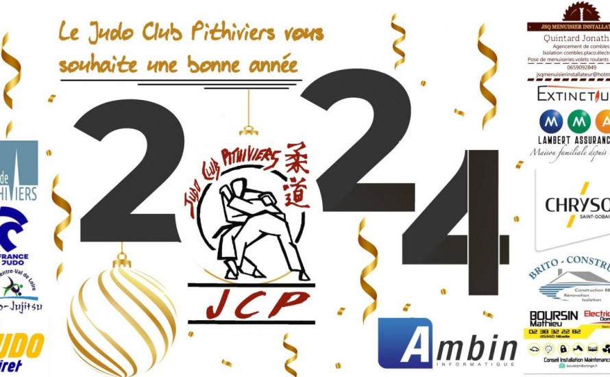 Le Judo Club Pithiviers vous souhaite une bonne année 2024